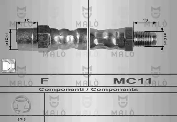 Тормозной шланг 8226 MALO