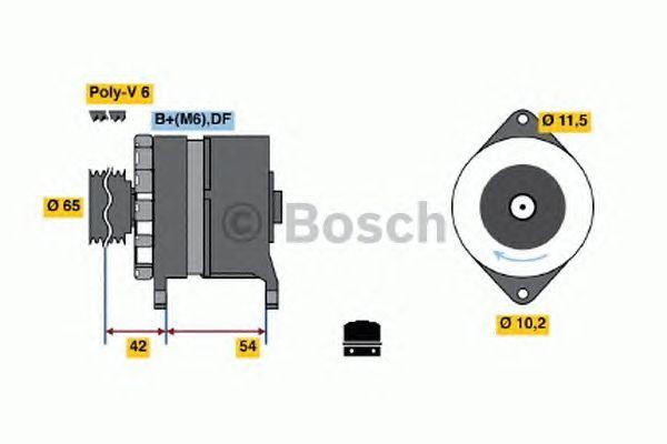 Генератор 0120450025 BOSCH