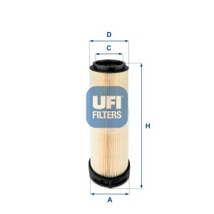 Воздушный фильтр 27.596.00 UFI