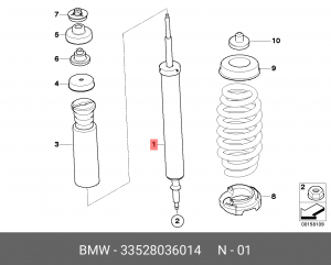 Амортизатор подвески 33 52 8 036 014 BMW
