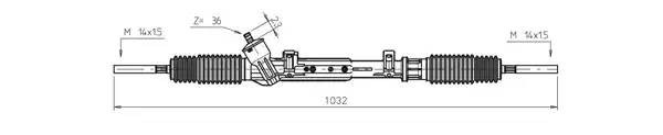 Рулевой механизм DSR038L DELCO REMY