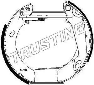 Комплект тормозных колодок 6283 TRUSTING