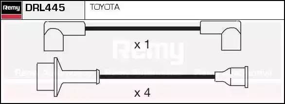 Ккомплект проводов зажигания DRL445 DELCO REMY