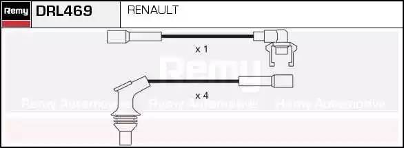 Ккомплект проводов зажигания DRL469 DELCO REMY
