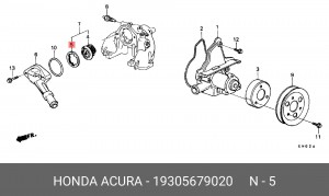 Деталь 19305679020 HONDA