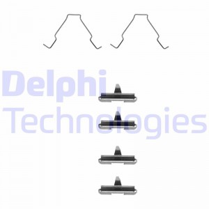 Комплектующие, колодки дискового тормоза LX0267 DELPHI