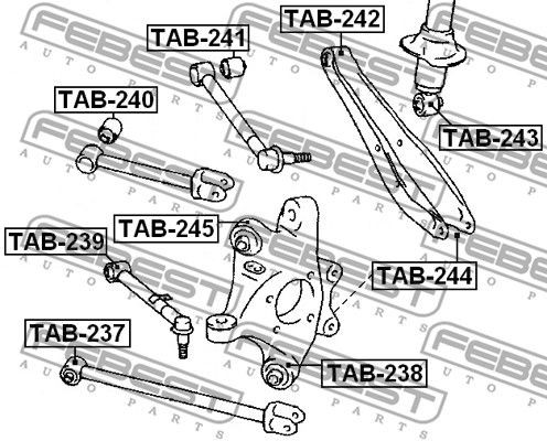 Сайлентблок TAB244 FEBEST