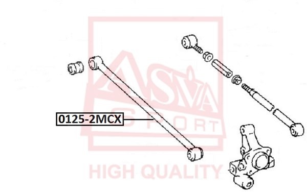 Рычаг подвески 0125-2MCX ASVA