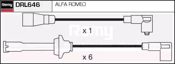 Ккомплект проводов зажигания DRL646 DELCO REMY