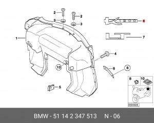 Деталь 51 14 2 347 513 BMW