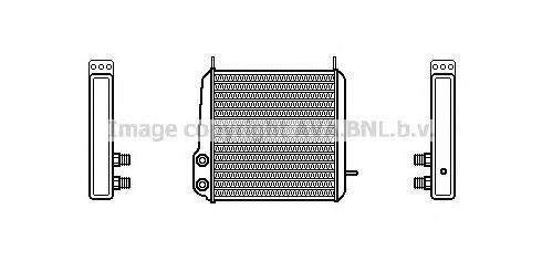 масляный радиатор, двигательное масло MS3165 AVA