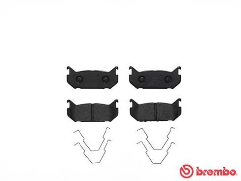 Комплект тормозных колодок, диско P24036 BREMBO