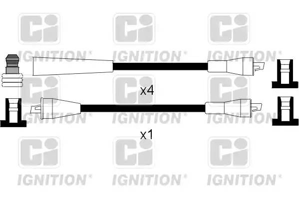 Ккомплект проводов зажигания XC411 QUINTON HAZELL