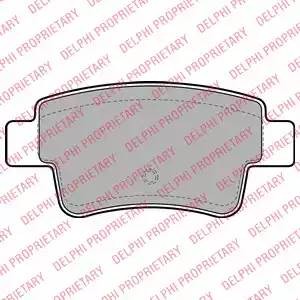 Колодки тормозные дисковые LP2055 DELPHI