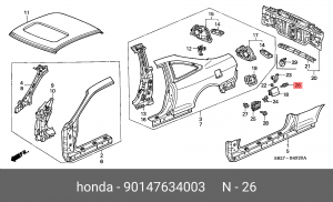 Деталь 90147634003 HONDA