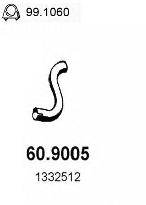 Выпускной трубопровод 609005 ASSO