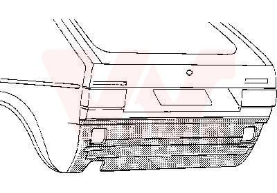 Задняя стенка 581035 VAN WEZEL