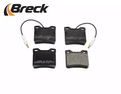 Комплект тормозных колодок, диско 21278 00 701 10 BRECK