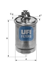Топливный фильтр 24.425.00 UFI