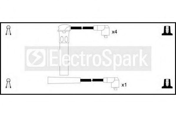 Ккомплект проводов зажигания OEK092 STANDARD