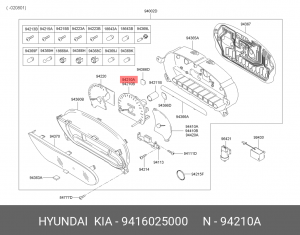 Спидометр 9416025000 HYUNDAI KIA