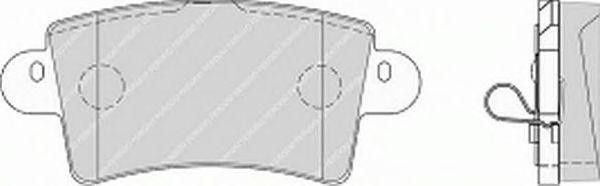 Комплект тормозных колодок, диско FSL1453 FERODO