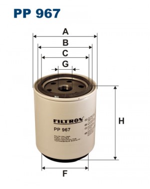 Фильтр топливный PP967 FILTRON