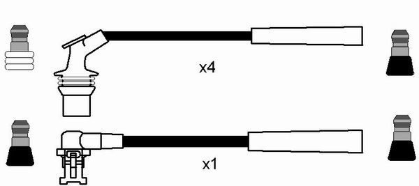 Ккомплект проводов зажигания 8493 NGK NTK