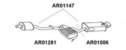 Глушитель выхлопных газов конечный AR01147 VENEPORTE