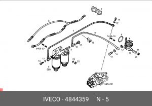 Топливный фильтр 4844359 IVECO