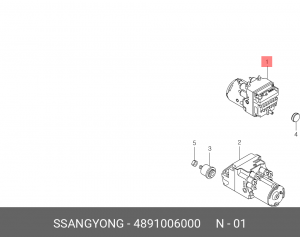 Гидроагрегат, тормозная система 4891006000 SSANG YONG