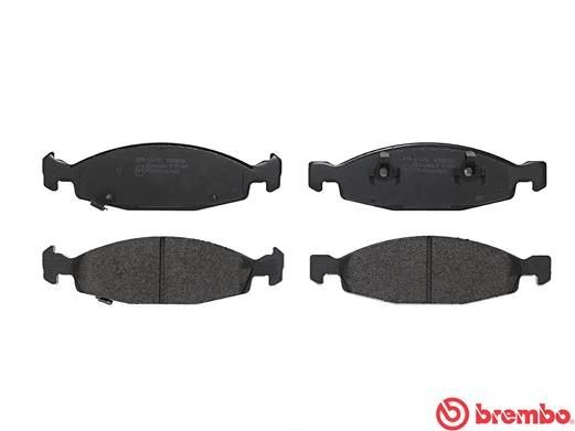 Комплект тормозных колодок, диско P37005 BREMBO