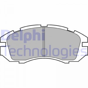 Комплект тормозных колодок, диско LP813 DELPHI