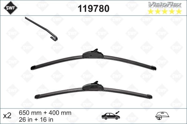 Щетка стеклоочистителя 119780 SWF