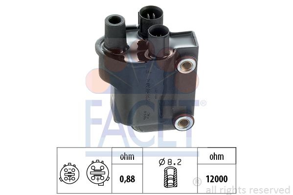 Ремкомплект, распределитель зажигания HT0639 FACET