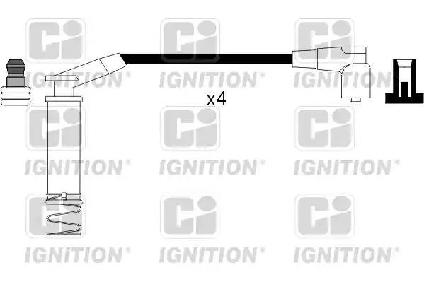 Ккомплект проводов зажигания XC795 QUINTON HAZELL