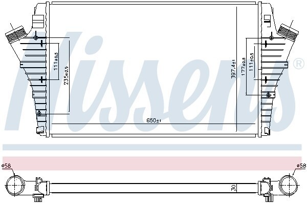 Интеркулер 96647 NISSENS