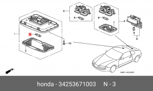 Лампа 34253671003 HONDA