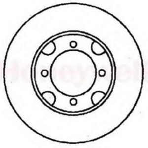 Тормозной диск 561279B BENDIX JURID