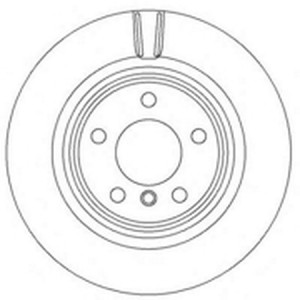 Тормозной диск 562325B BENDIX JURID