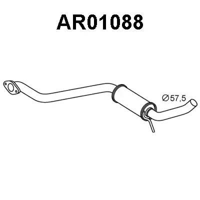 Предглушитель выхлопных газов AR01088 VENEPORTE