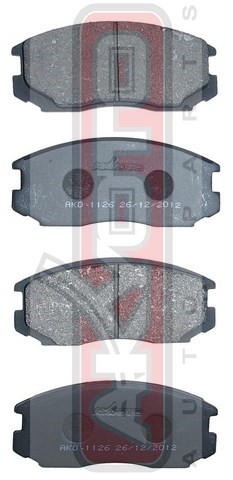 Колодки тормозные дисковые AKD-1126 AKYOTO