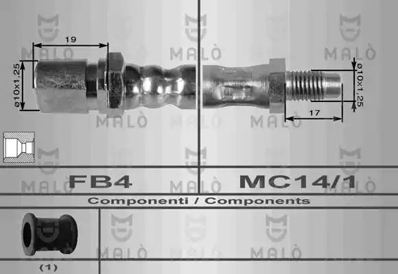 Тормозной шланг 8359 MALO