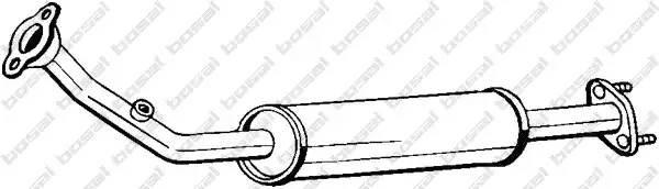 Предглушитель выхлопных газов 142-101 BOSAL