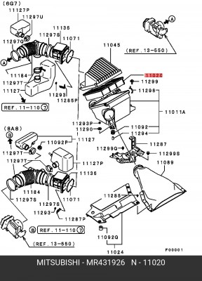 Фильтр воздушный MR431926 MITSUBISHI