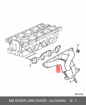 Катализатор WCJ106490 MG ROVER LAND ROVER