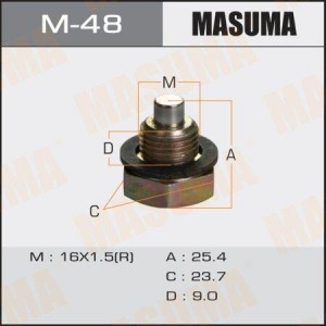 Пробка слива масла M-48 MASUMA