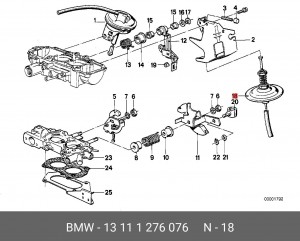 Карбюратор 13 11 1 276 076 BMW