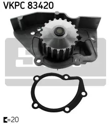 Водяной насос VKPC83420 SKF