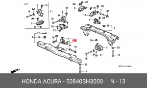 Подушка двигателя 50840-SH3-000 HONDA